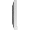 Ekena Millwork Vertical Surface Mount PVC Gable Vent: Functional, w/ 2"W x 2"P Brickmould Sill Frame, 38"W x 18"H GVPVE38X1803SF - alternate 5
